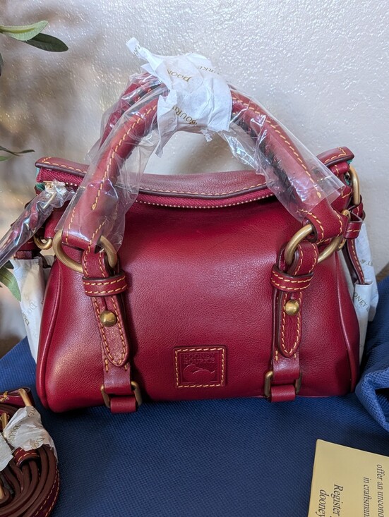 Dooney & Bourke Handbags - Gorgeous! NWT Dooney & Bourke Florentine Leather Satchel in BORDEUX